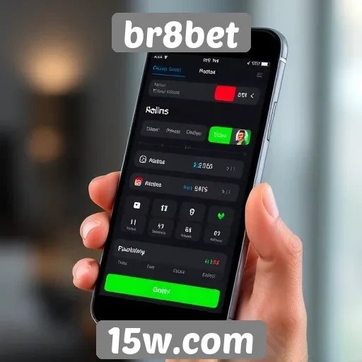 Funcionalidade do aplicativo móvel da br8bet